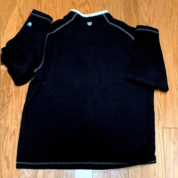 Vtg Men’s XL KUHL Alfpaca Fleece Lightweight Packable Stovepipe Rollneck Sweater - Picture 13 of 14